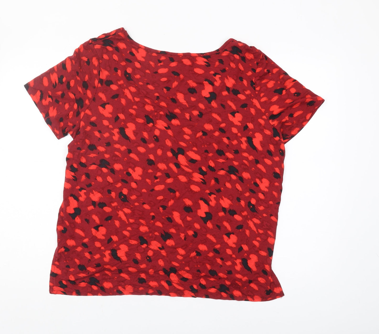 Womens UK Size 18 Principles Red  T-Shirt