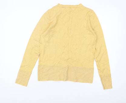 Womens UK Size 12 Warehouse Yellow  Jumper