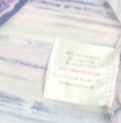 Womens UK Size M Isle Collection Multicoloured  T-Shirt