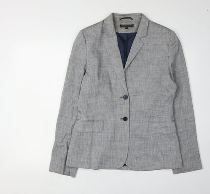 Great Plains Women's Grey Linen Blazer, Size M
