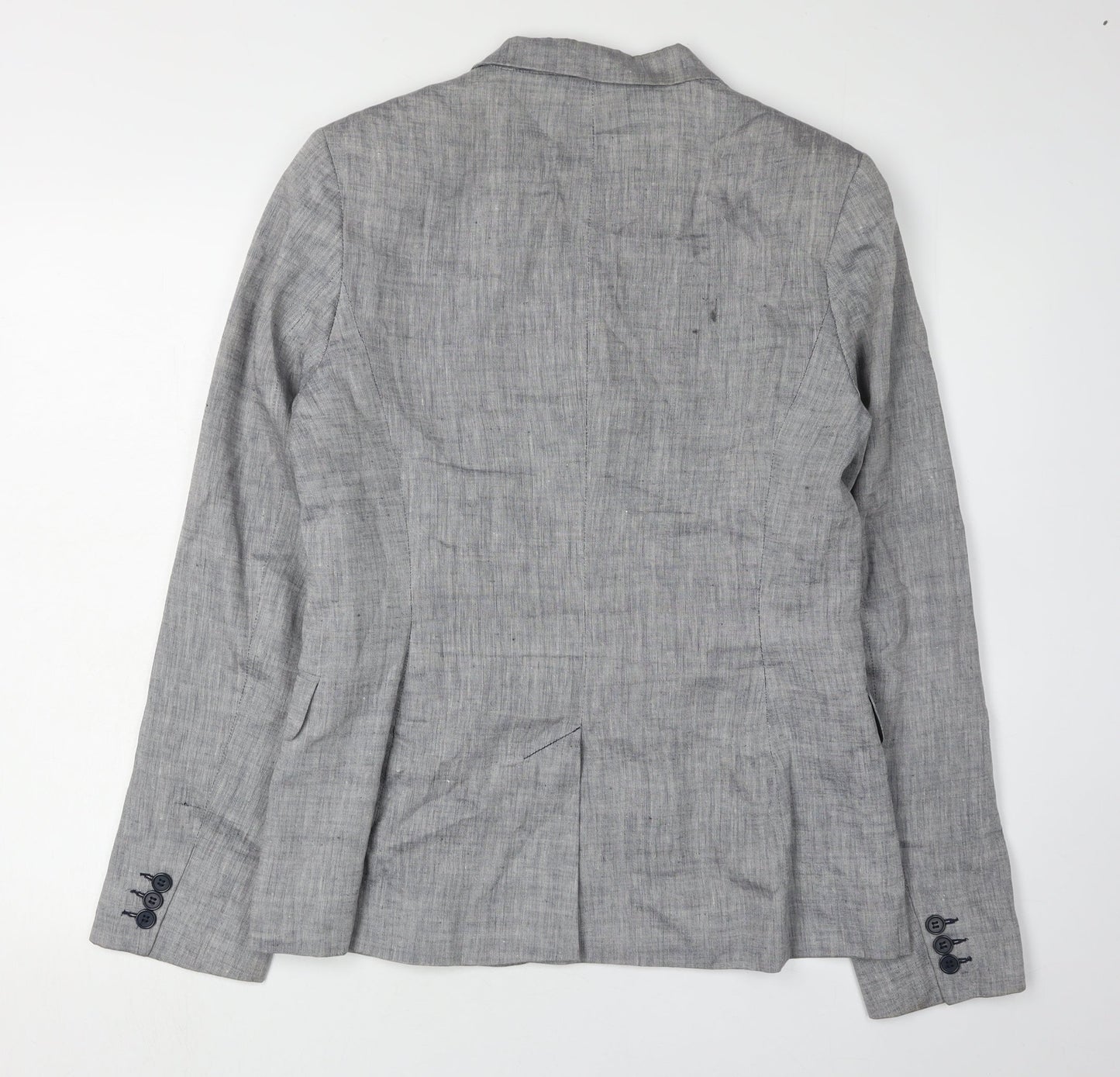 Great Plains Women's Grey Linen Blazer, Size M