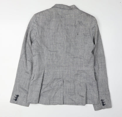 Great Plains Women's Grey Linen Blazer, Size M