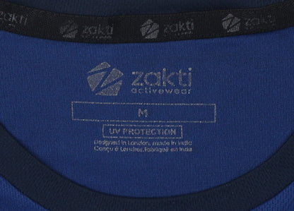 Zakti Men’s Blue T-Shirt M Gym Activewear