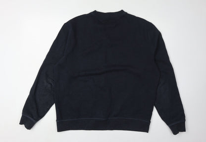 Mens UK Size M Original Penguin Black Pullover Sweatshirt