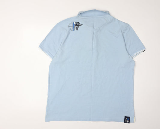 McKenzie Men's Blue Polo Shirt XL with Logo