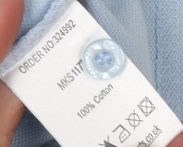 McKenzie Men's Blue Polo Shirt XL with Logo