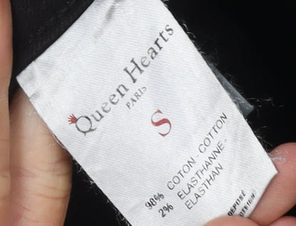 Queen Hearts Women's Black Skinny Jeans S Slim