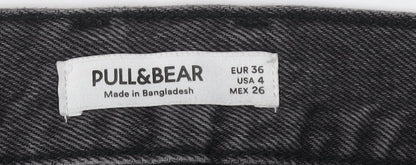 Pull & Bear Women's Black Jeans, Size 8, Excellent Condition