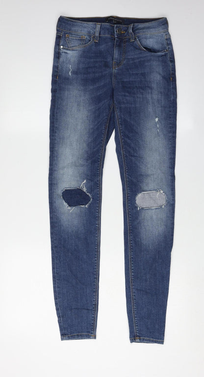 Womens UK Size 8 Marks and Spencer Slim Fit Skinny Blue Jeans