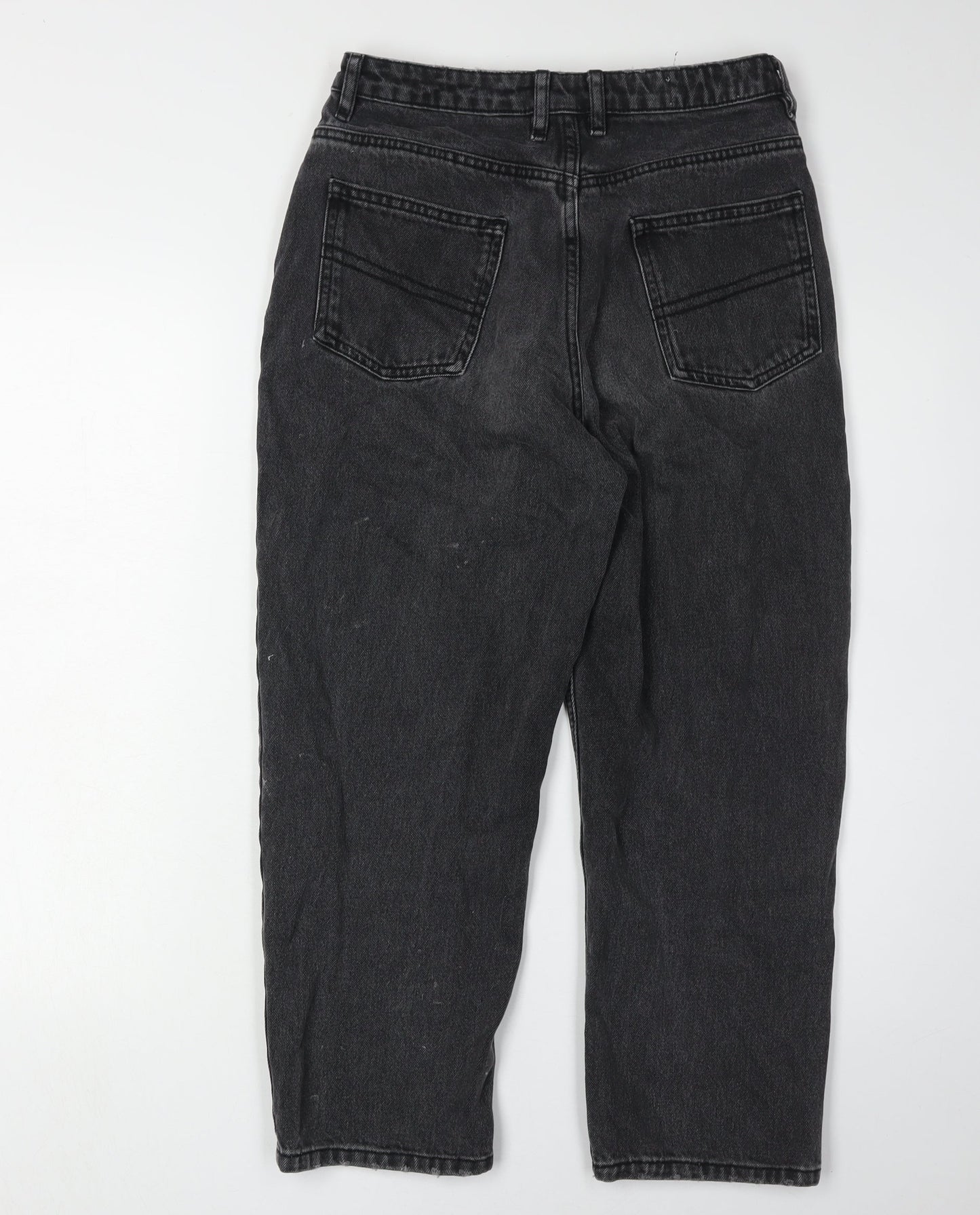 Collusion Women's Black Mom Jeans, Size 28, Dark Wash