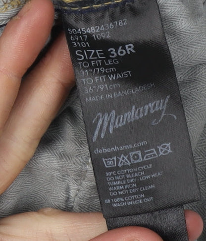 Mantaray Men's Blue Straight Jeans Size 36R