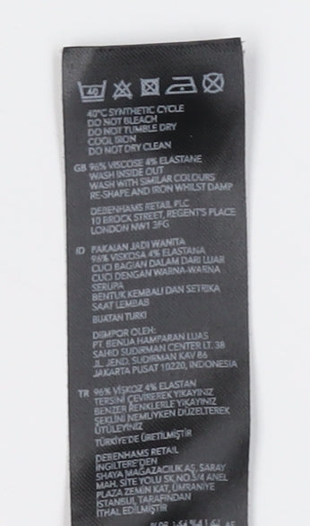 Maine New England Women's Black Geometric A-Line Skirt