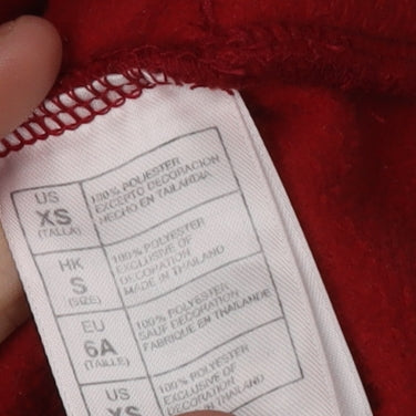 Disney Boys Red Expedition Jacket 6 Years Embroidered Fleece