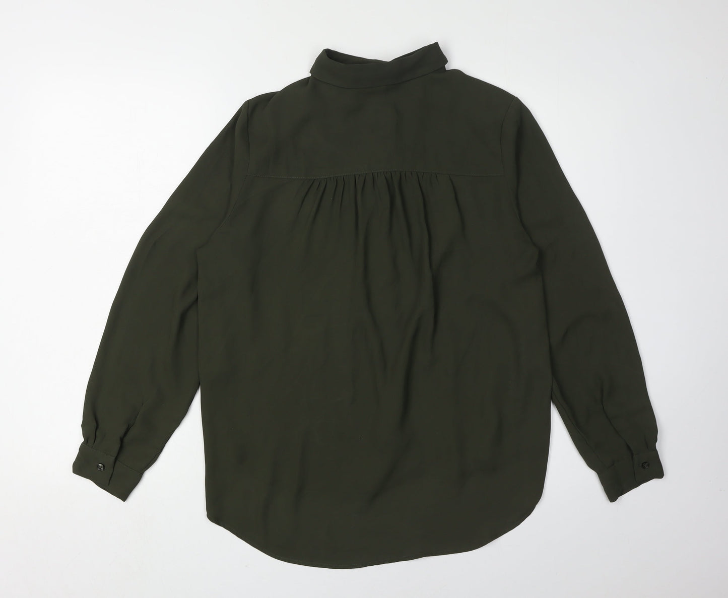 Womens UK Size 10 H&M Green  Button-Up