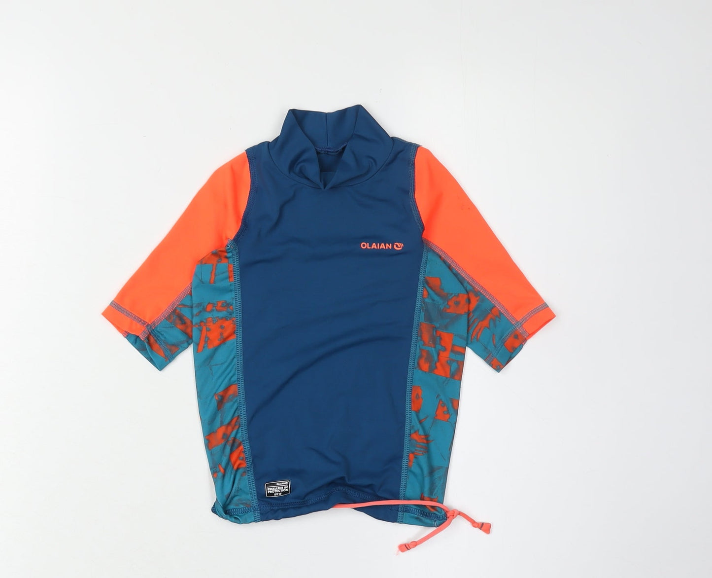 Decathlon Boys Rash Guard Blue 6 Years UV Protection