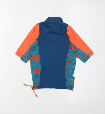 Decathlon Boys Rash Guard Blue 6 Years UV Protection