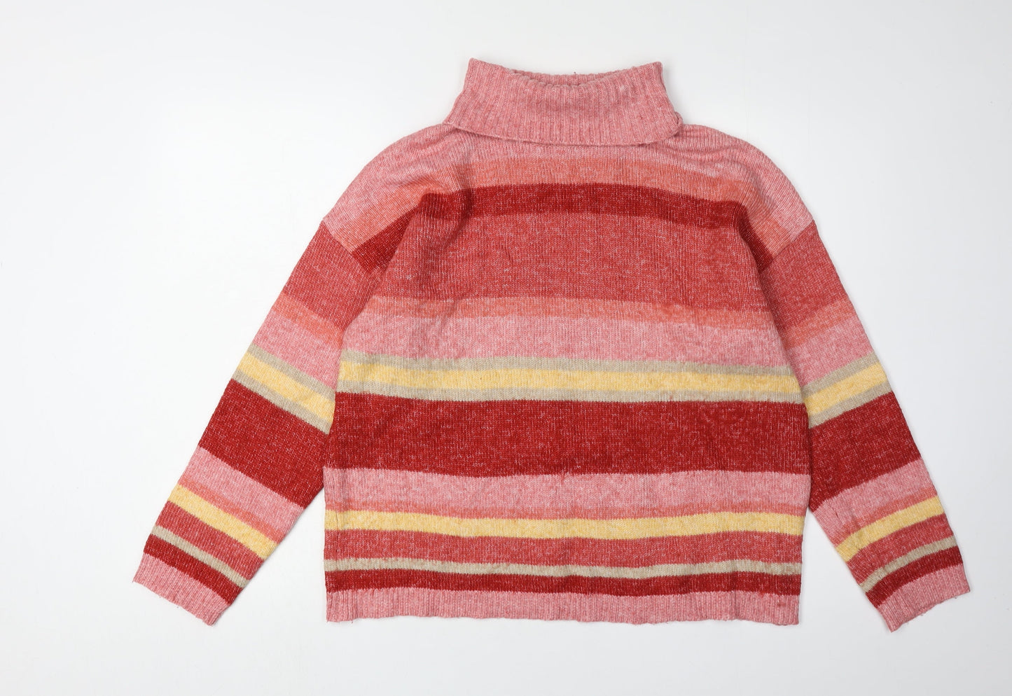 Damart Women's Multicoloured Striped Pullover M