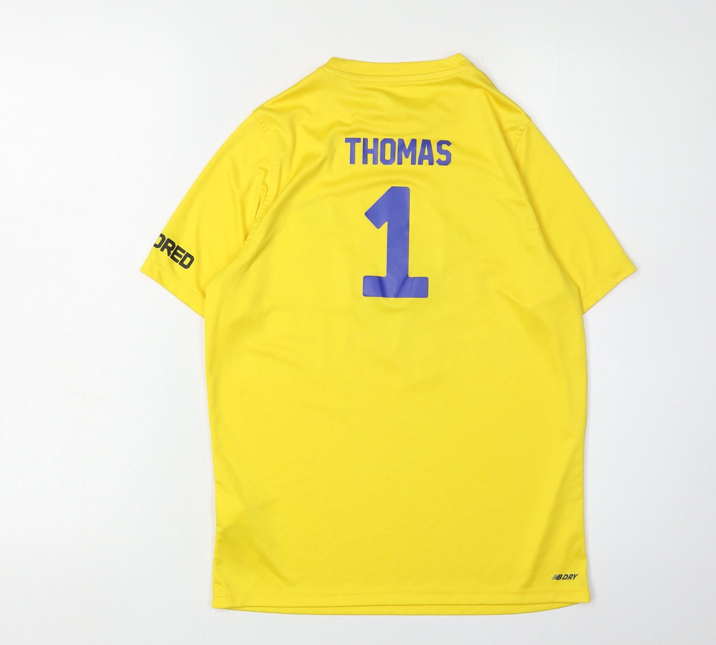 New Balance Boys Yellow Cricket T-Shirt Size 146