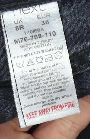 Next Women's Black Straight Jeans Size 8