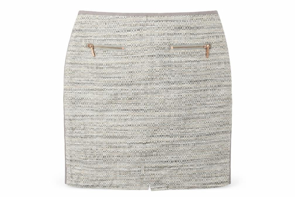 Next Women's Grey Pencil Skirt Size 12 Business