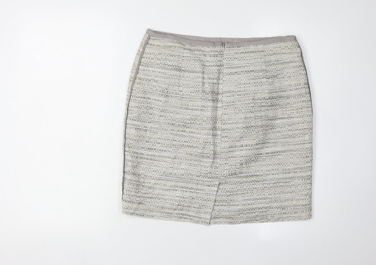 Next Women's Grey Pencil Skirt Size 12 Business