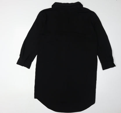 River Island Women's Black Shirt Dress Size 10