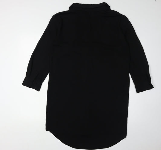 River Island Women's Black Shirt Dress Size 10