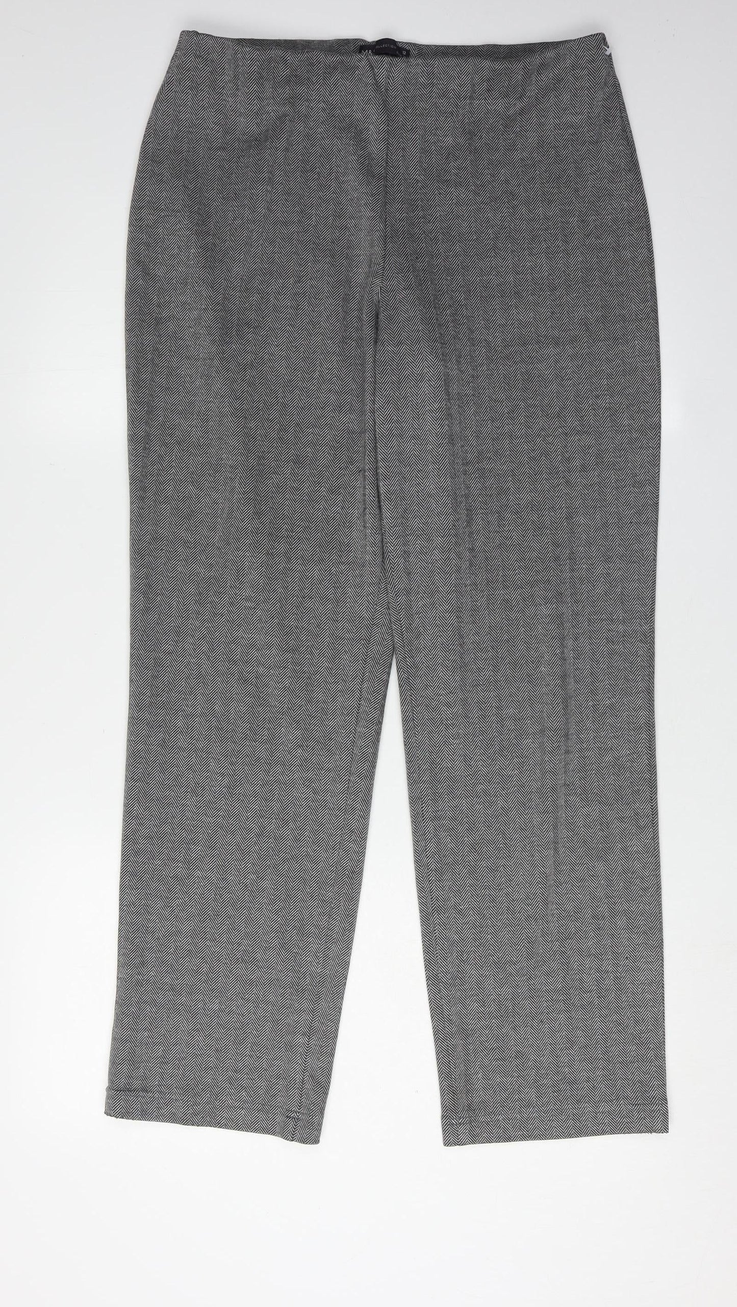 Womens UK Size 12 Marks and Spencer   Grey Trousers