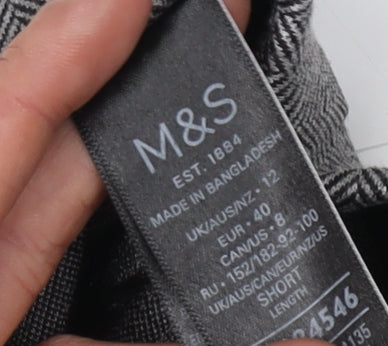 Womens UK Size 12 Marks and Spencer   Grey Trousers