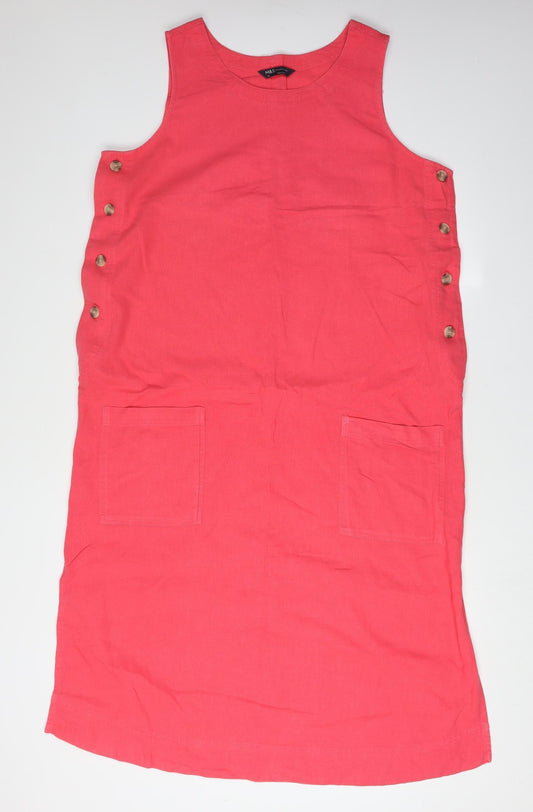 Marks and Spencer Women's Pink Sleeveless Dress 14
