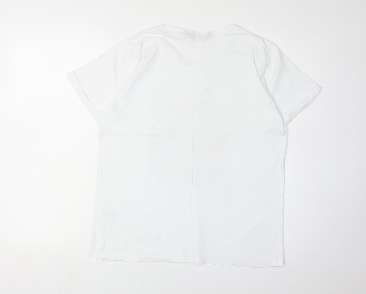 Womens UK Size M Isle Essentials White  T-Shirt