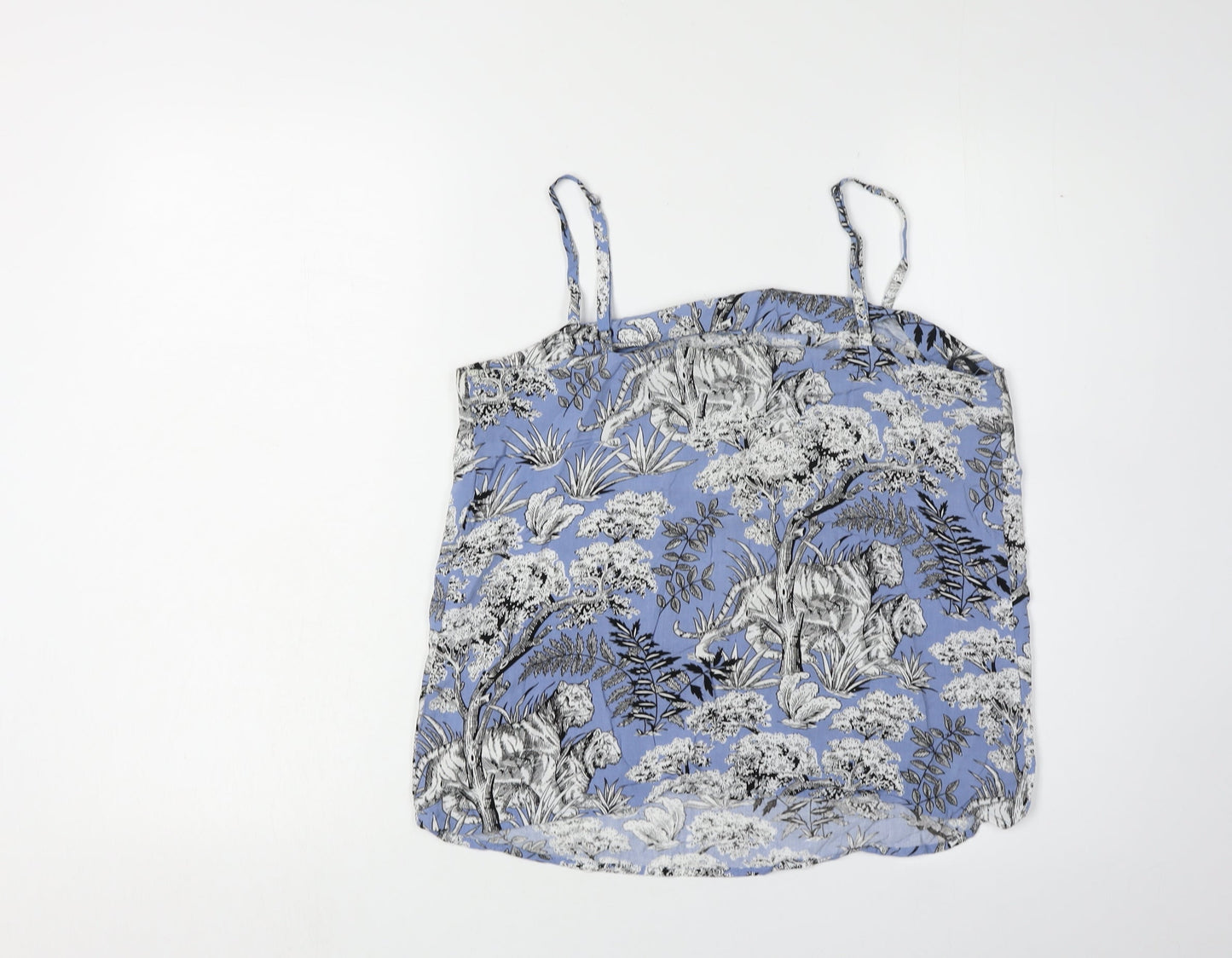 Womens UK Size 12 Warehouse Blue Camisole Tank