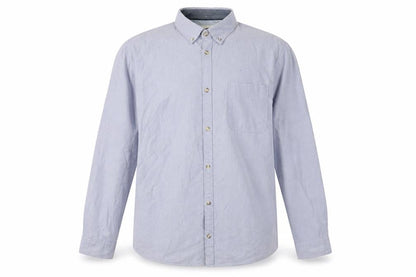 Cambridge Dry Goods Men's Blue Button-Up Shirt L