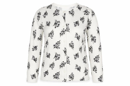 Womens UK Size S Lands' End Multicoloured Cardigan Jumper