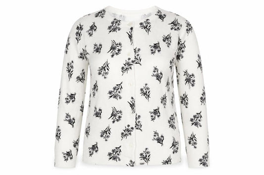 Womens UK Size S Lands' End Multicoloured Cardigan Jumper