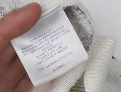 Lands' End Women's S Multicoloured Floral Cardigan