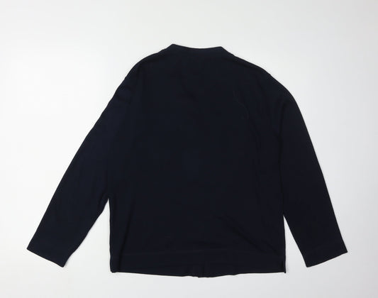 TIGI Women's Black V-Neck Cardigan Size 10
