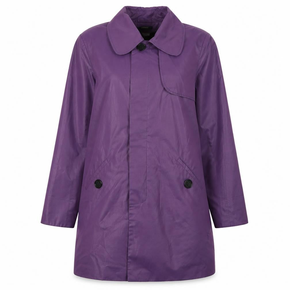 Womens UK Size 10 La Redoute Purple Trench Coat