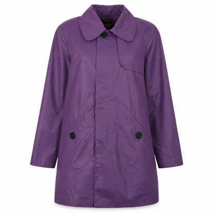 Womens UK Size 10 La Redoute Purple Trench Coat