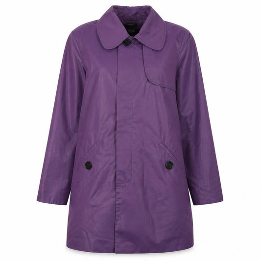 Womens UK Size 10 La Redoute Purple Trench Coat