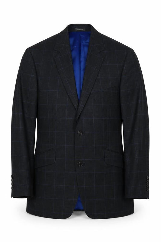 Mens UK Size 40 Austin Reed Regular Black Suit Jacket
