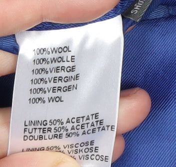 Austin Reed Men's Black Check Blazer 40 Short Formal