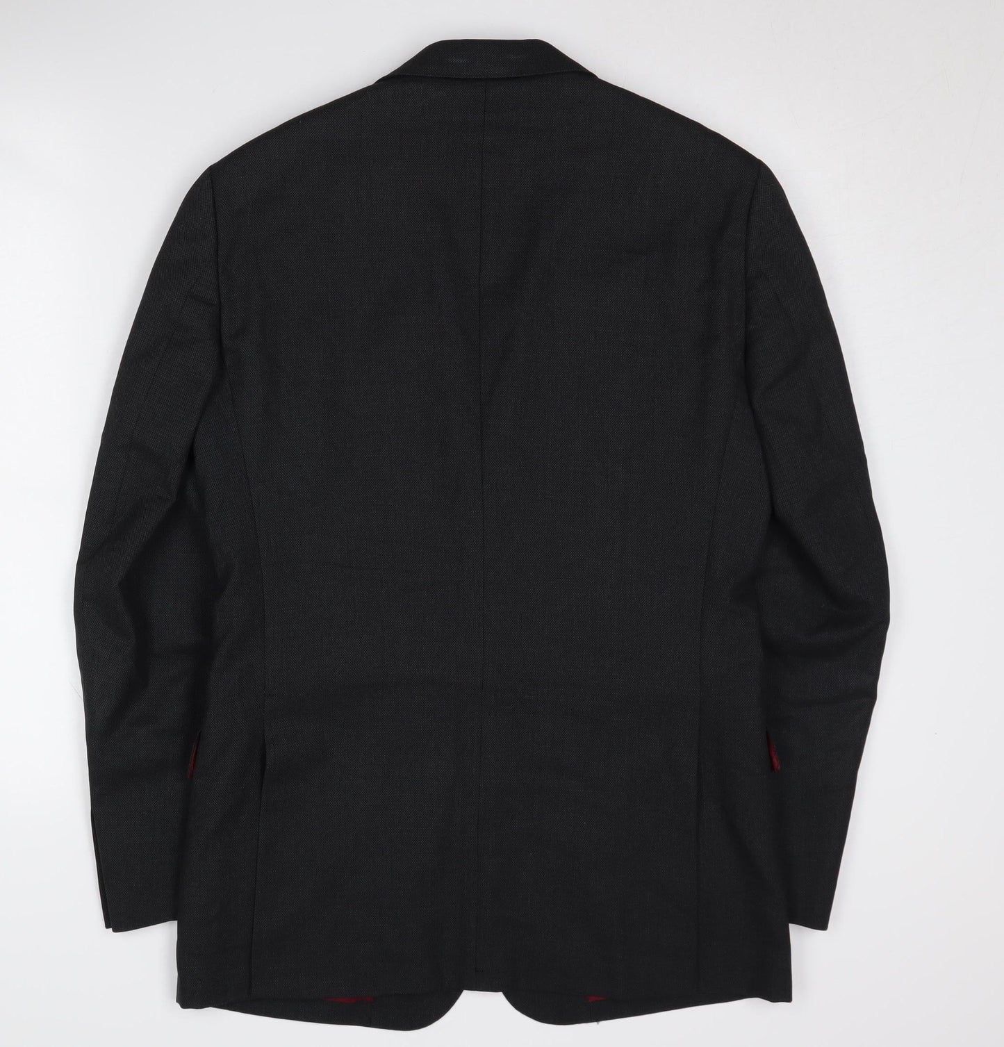 Mens UK Size 38 Charles Tyrwhitt Regular Black Suit Jacket