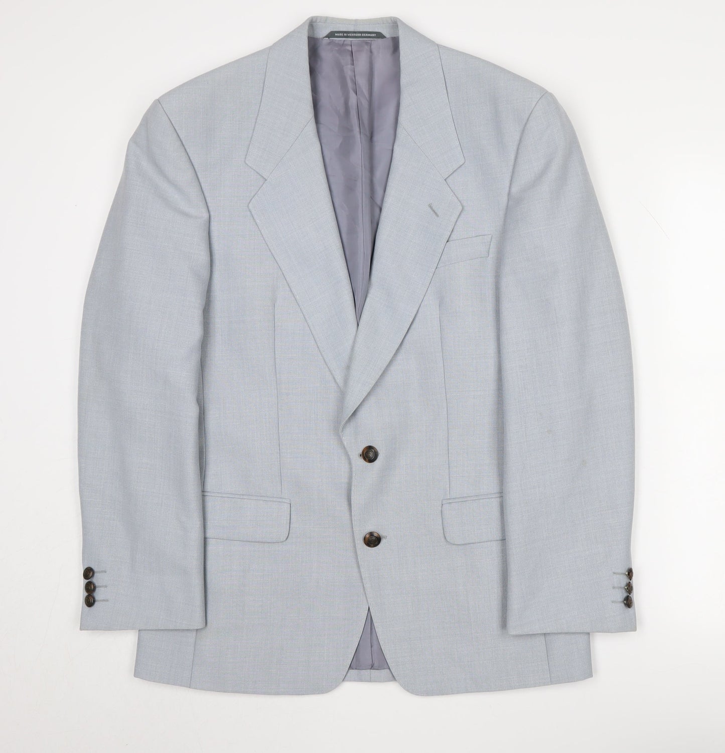 Mens UK Size 48 DESCH Regular Grey Suit Jacket