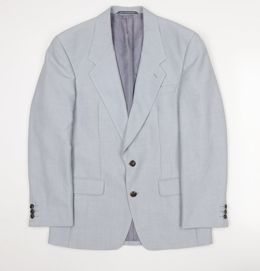 Mens UK Size 48 DESCH Regular Grey Suit Jacket