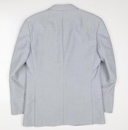 Mens UK Size 48 DESCH Regular Grey Suit Jacket