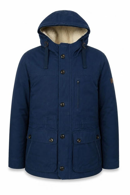 Mens UK Size S Burton Menswear Blue Parka Coat