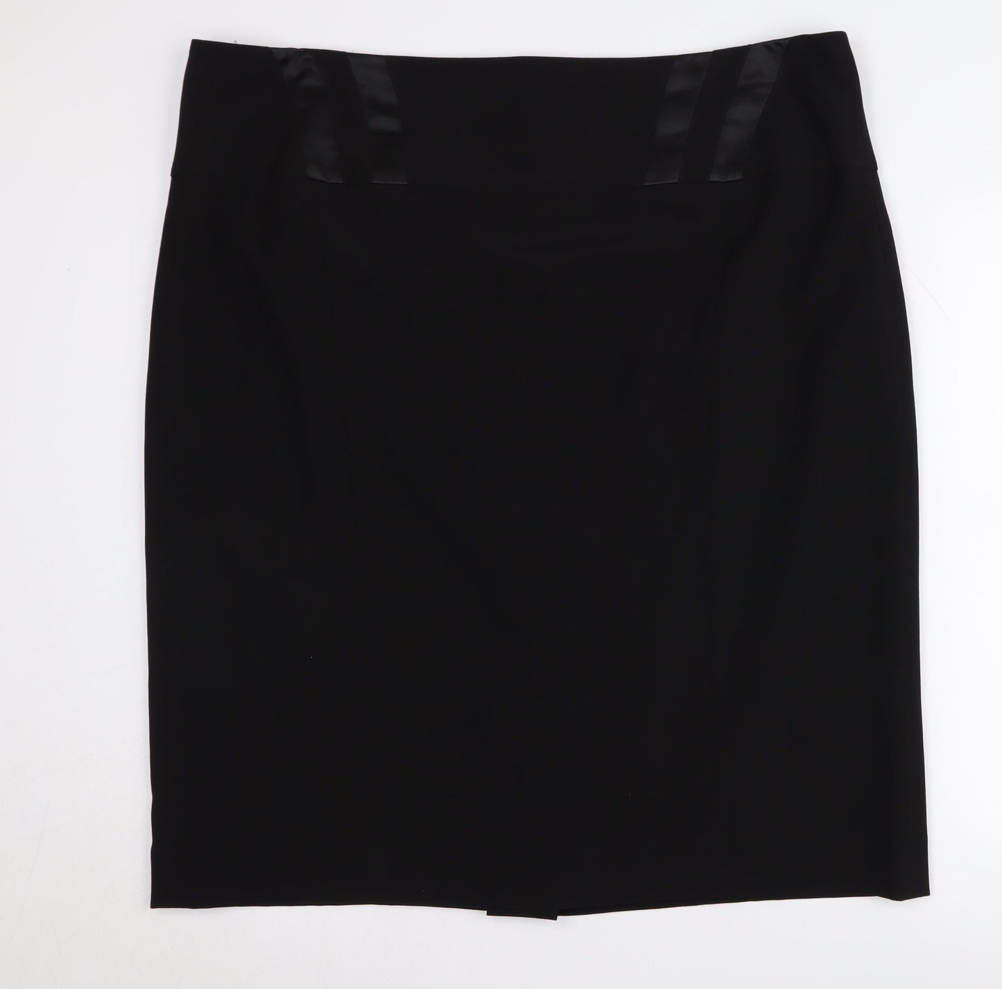 Long Tall Sally Women's Black Knee Length Pencil Skirt