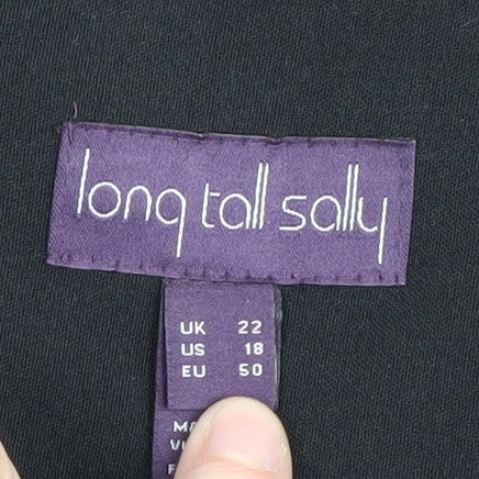 Long Tall Sally Women's Black Knee Length Pencil Skirt