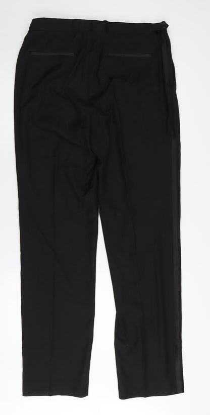 Marks and Spencer Men's Black Dress Pants 34 XL